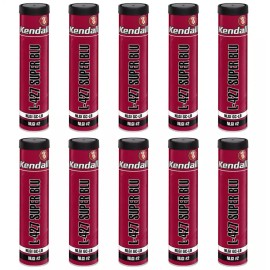 Kendall 10 Pack Kendall L-427 Super Blu Grease; (10) 14oz tubes