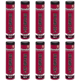 Kendall 10 Pack Kendall L-427 Super Blu Grease; (10) 14oz tubes
