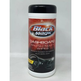 Blackmagic BLACK MAGIC Dashboard Protectant Wipes Canister (25 count,7x9) RARE DISCONTINUED