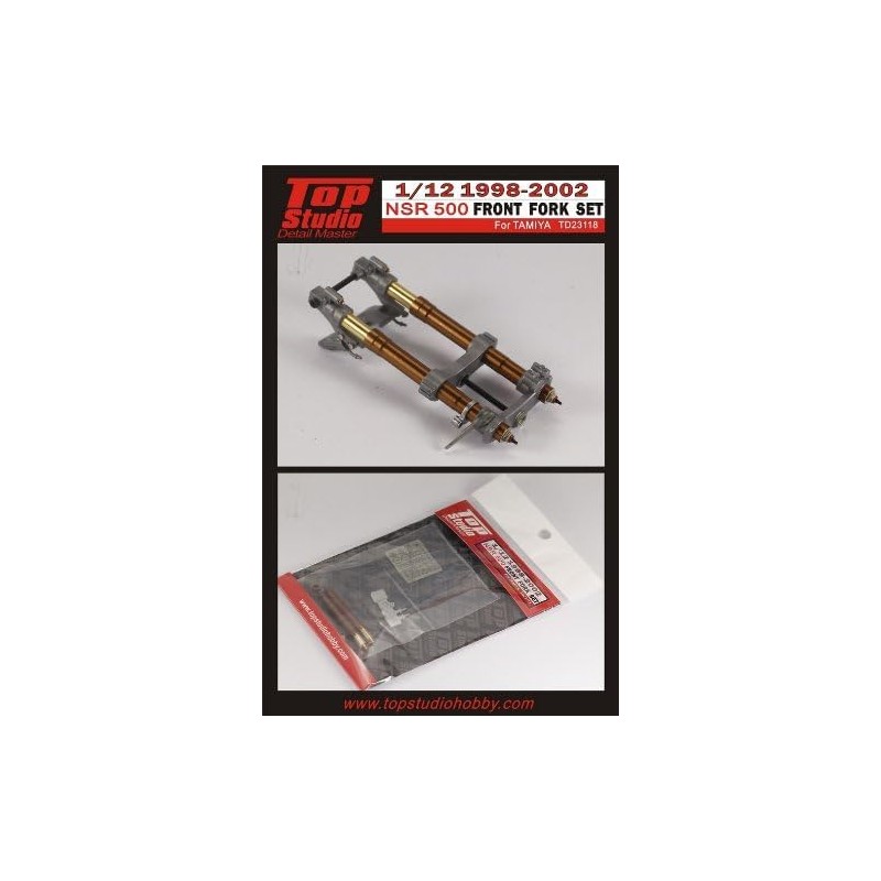 トップスタジオ フロントフォークセット ホンダ NSR 500 1998-2002 タミヤ 1/12 TD23118