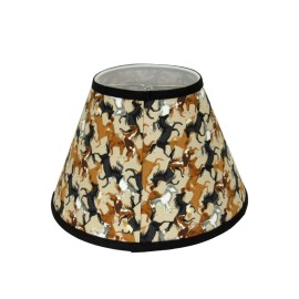 Albert Estate LTD., 12" Horse Print Clip-on  Lamp Shade