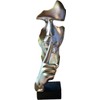 Thinker Statue, Silence is Gold Abstract Art Sculpture, Ponder Statue,
