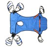Patient Full Body Lift Sling Royalblue Head Support Toileting Transfer
