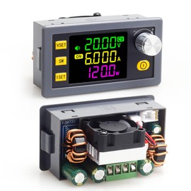 SK-120 120W Buck Boost Power Converter CC CV 6-36V to 0-36V with Color Display DC to DC Power Converter 5V 6V 12V 24V Power Module Regulated Laboratory Power Supply