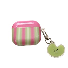 GUAYQAT for Airpods 4 Headphones Case, Cute Protective TPU Cover Fashion Simple Line Style, Compatible with Airpods 4th Generation for Girls Women