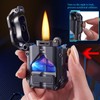 Trench Lighter Cool Steampunk Kerosene Lighter with Blue LED Light,