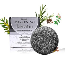1 Pack Anti Grey Bar, Grey Shine Soap, 2024 Black Soap, Natural Bamboo Charcoal Hair Soap, Anti Grey Bar, Natural Darkening Soap, Hair Growth for Grey Hair, Restore Natural Hair Colour