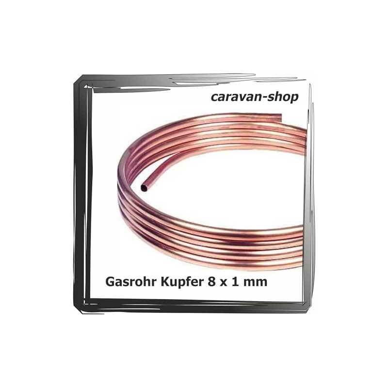 Copper Pipe Soft 8x1mm Gas Pipe Propane Gas Boat Marine