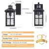 Porch Light with GFCI Outlet with Remote, Dusk to Dawn