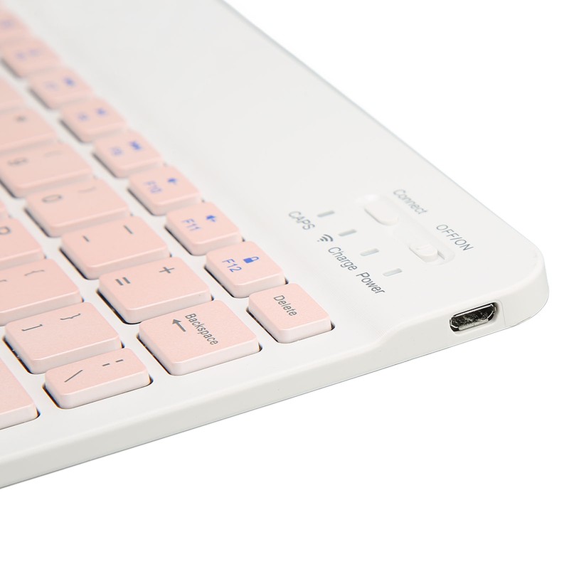 78 Key Wireless Bluetooth Keyboard 32.8ft Ergonomic Ultra Thin Silent