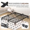 VIPSHOW 4 Inch Queen Heavy Duty 3500 lbs Bed Frame