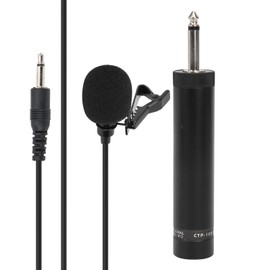 Lavalier Microphone Omnidirectional Wired Saxophone Lapel Microphone Easy Clip On Professional Musical Instrument Accessories (5 Meters Long)
