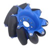 3in 45° Omnidirectional Wheel with 8 TPU Rubber Drive Rollers