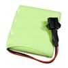 HQRP 5-Pack 6V Battery Compatible with DL-31, HTL-12, 4AA-CA0012-2, Secure