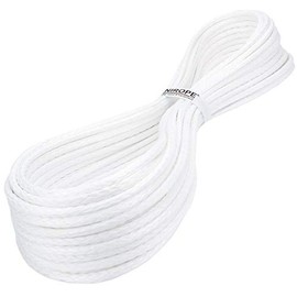 Kanirope® Dyneema Rope PRO 3 mm 20 m White 12-Way Braided SK78 Stretched Coated