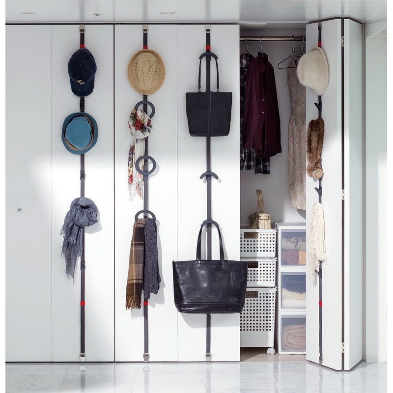 LIKE-IT NDH-04 Wall Mount Storage, Easy Installation, Door Hook (Set