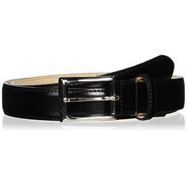 Mikado MKB0180119 Men's Cordovan Belt, Made in Japan, Black, Japan, Fits Up to 37.4 inches (95 cm) Waist (Free Size), Black