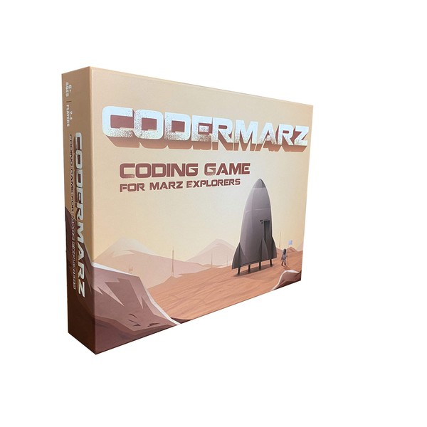 CoderMarz Game for Space and AI Learners! NBC Featured: First Ever Board Game for Boys and Girls Age 6+. Teaches About Mars, AI and Computer Programming Through Fun Astronaut and Neural Adventure!
