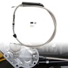TIGERSGATE 66 11/16" Extended Clutch Cable for 1987-2006 Harley Twin