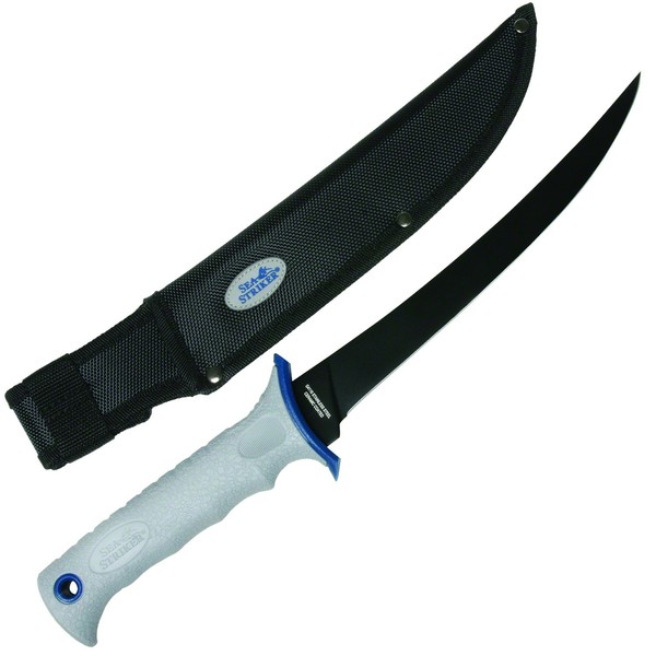 Sea Striker SSFK9 9" Fillet Knife w/Sheath, Ceramic Coated Blade