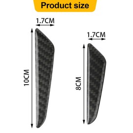 Car Door Edge Protection, Pack of 4 Car Door Edge Protection Stickers, Sticker for Car Door, Rubber Door Edge Protector, Car Anti-Collision Strips, for All Models, Mountain Bike, Helmet, Black