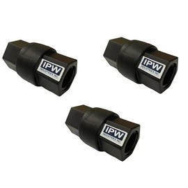 IPW Industries Inc. - SMC (6870090) PVC Check Valve - 3/4" FNPT x 3/4" FNPT Buna - Water Lines Backflow Prevention - One Way Check Valve Set - 3-Pack
