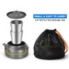 1.2L Camping Kettle Set with 2 Cups Lightweight Aluminum Camp