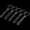 AKOAK 100 Count Disposable Mini Clear Plastic Spoons for Dessert,