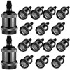 Hortsun 16 Packs E26 Vintage Ceramic Lamp Socket, Edison Industrial