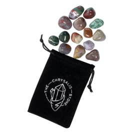 The Chrysalis Stone | Tumbled Stones | Fancy Jasper | 1/2 LB | Bulk Crystals, Healing Stones, Spiritual Gifts for Women, Reiki, Chakra, Witchcraft, Yoga, Meditation Accessories