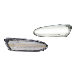 WGBNIF Celicaclear Lens Front Bumper Side Marker Lights ABS Housing Bulbs 2000-2005 1997-1998 for Toyota for Celica GT/GTS 00-05 for Supra Base/Twin 97-98 White Smooth 12 V