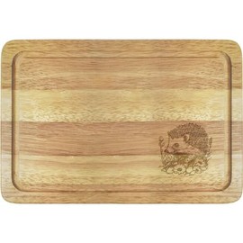 'Hedgehog with Flowers' Wooden Chopping/Cutting Board (WB00078091)