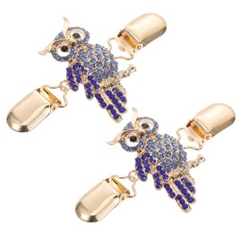 Operitacx Accessories for Girls Scarf Brooch 2 Pieces Retro Cardigan Clip Pullover Clip Rhinestone Scarf Clips Dresses for Sleeve Holder Brooches for Women Animal Costume