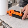 2pcs Adjustable Locking Profile Scribing Ruler – Irregular Contour Gauge