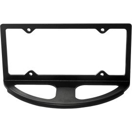 BLVD Solid Steel License Plate Frame Parking Bumper Protector Holder Auto Car Truck