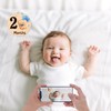Baby Monthly Milestone Cards - 13 Double-Sided Wooden Milestone Signs