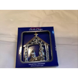 STUDIO DESIGN Silver Nactivity  xmas Christmas Tree  ornament  New