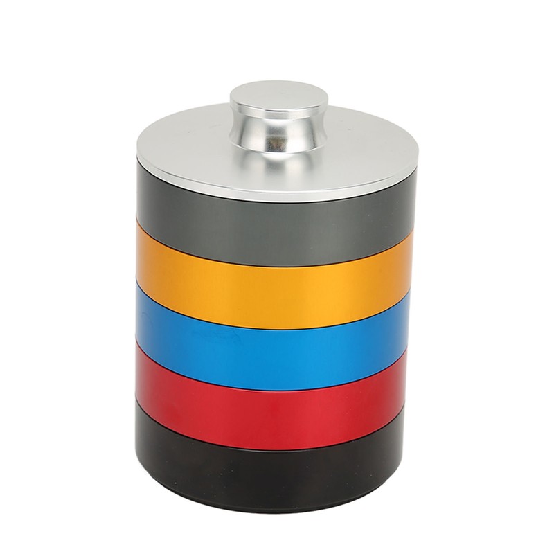Watch Oil Washing Jar Aluminium Alloy 5 Layers Watch Movement