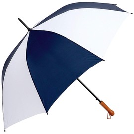 All-Weather, 60" GFUM60NWLT Elite Series Navy White Auto Open Golf Umbrella
