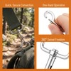 Toddmomy 2pcs Stainless Steel Pet Leash Swivel Snap Hook Trigger