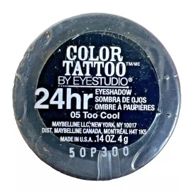 Maybelline Eye Studio Color Tattoo 24Hr Eye Shadow, 05 Too Cool