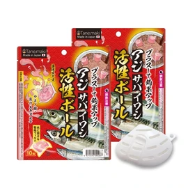 Tane Maki Active Ball Set of 20 Capsules, 1 Seashell Container Included
