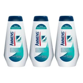 3 Talco Desodorante Para Pies Ammens Fresh Protect 250g