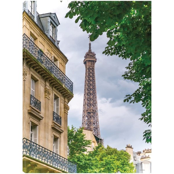 Fine Art Canvas Eiffel Tower II Canvas Wall Decor by