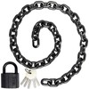 VNAKER G80 Mn Steel Chain Lock, Heavy-Duty Anti-Theft Chain Lock