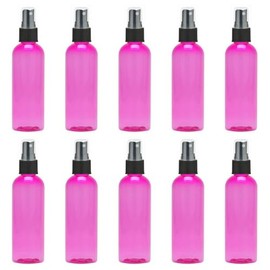 Kingdom 4oz Empty Fine Mist Refillable Cosmetic Spray Bottles, Lab Spray Bottles, Oil Dispensing Oil Sprayers- Pack of 10