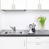 POVEFONK 10 Pack 5 inch(128mm) Brushed Brass Kitchen Cabinet Handles