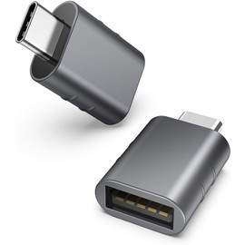 cadorabo USB Adapter in GREY - USB to USB C Adapter Converter