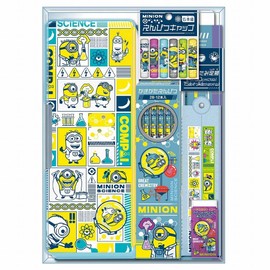 Showa Note Minions Gift Set Stationery Set Crystal Case Type 950520M01