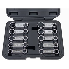 Apex Tool Company 3/8" Drive 10 Piece Metric Torque Adapter Set 10mm-19mm